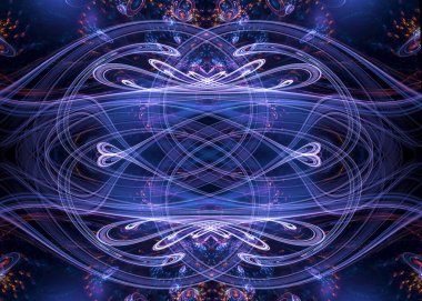  Soyut Kelt Düğümü Arkaplanı - Fraktal Sanat