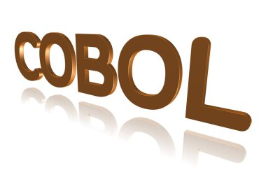 Programlama Terimi - Cobol - Ortak İş Yönelimli Dil - 3d resim