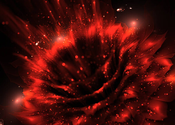 Цветок Офелии - Офелия Искусство - 3D-изображение
