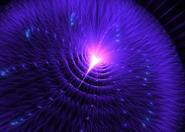 Пушистый цветок - Искусство - 3D-изображение
