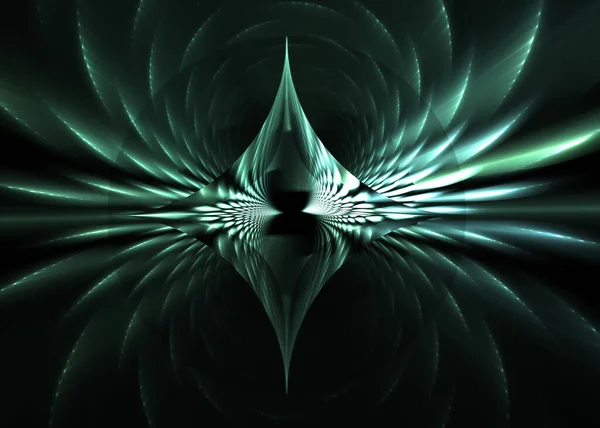 Fractal Abstract Winged Background Fractal Art — Stock Photo, Image
