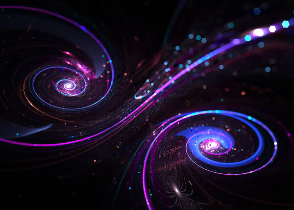  Аннотация Transparent Helix Glow Twinkle Background - Fractal Art
