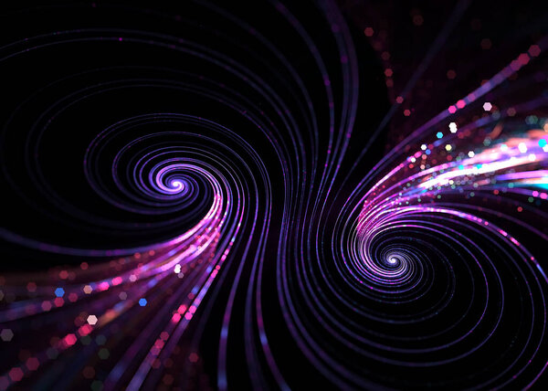  Аннотация Transparent Helix Glow Twinkle Background - Fractal Art

