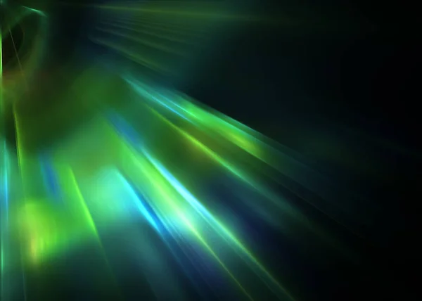 Fractal Aurora Borealis Artă Fractală — Fotografie, imagine de stoc
