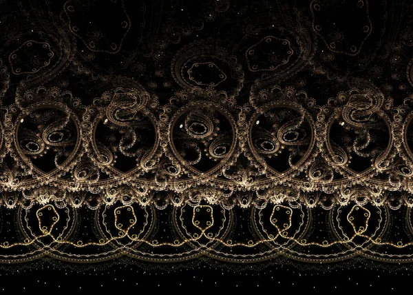 Fractal Elegant Lacy Ornament Background Fractal Art — Stock Photo, Image