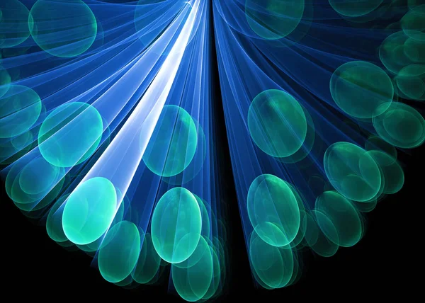 Fractal Transparent Bubbles Background Artă Fractală — Fotografie, imagine de stoc