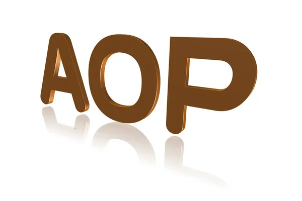 프로그래밍 Aop Aspect Oriented Programming Image — 스톡 사진