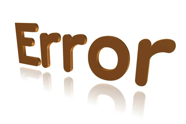 Término Programación Error Imagen — Foto de Stock