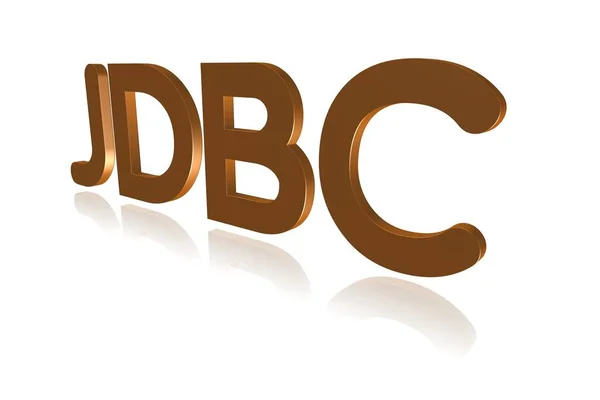 Termine Programmazione Jdbc Java Database Connectivity Immagine — Foto Stock