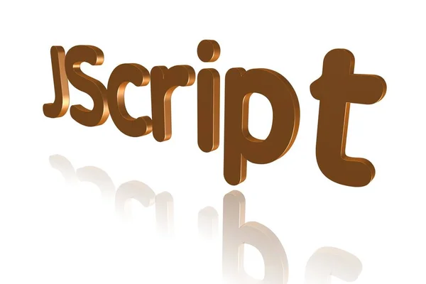 Programming Term Jscript Image — Stock Photo, Image