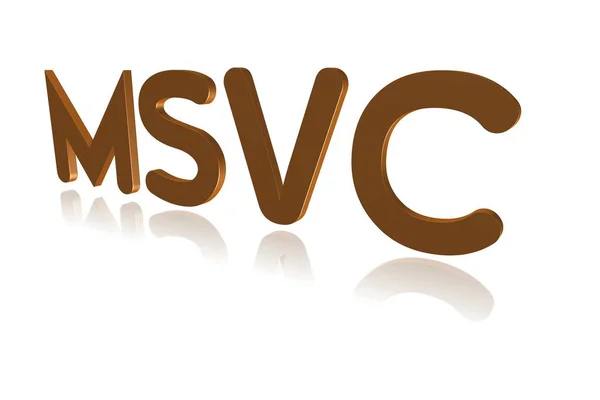 Programmierbegriff Msvc Image — Stockfoto