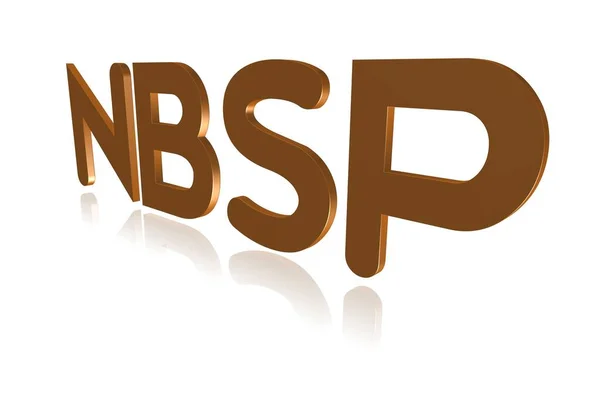 Terme Programmation Nbsp Non Breaking Space Image — Photo