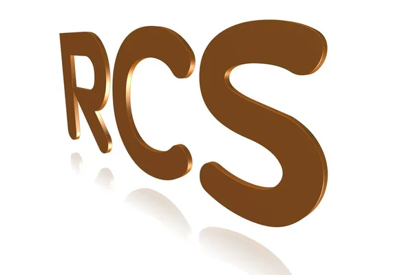 프로그래밍 Rcs 시스템 이미지 — 스톡 사진