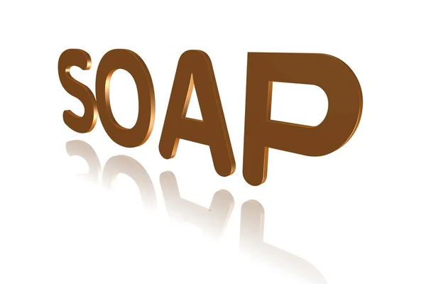 Термін Програмування Soap Зображення — стокове фото