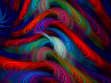  Parlak Pinyatür Arkaplan - Fraktal Sanat  