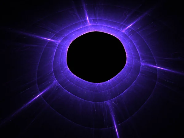 Μαύρη Τρύπα Fractal Art — Φωτογραφία Αρχείου