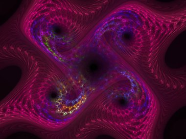 Soyut Helix - Fraktal Sanat