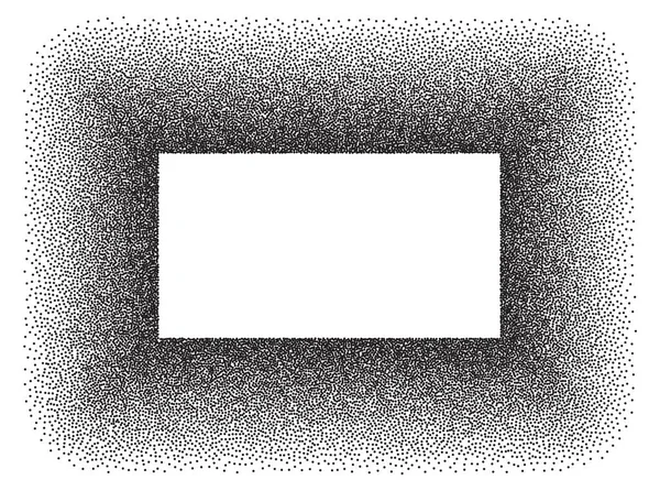 Cadre Rectangulaire Pointillés Illustration Pointillés Vectoriels — Image vectorielle