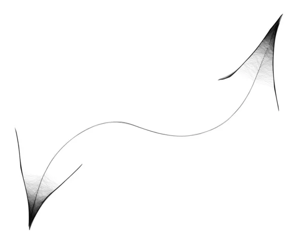 Araknoid Web Arrow Gloomy Halloween Konceptet Ritning Skiss Vektor Illustration — Stock vektor