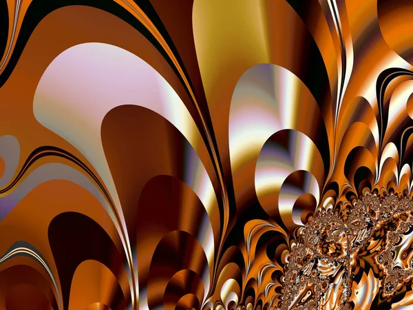 Fundo Ornamental Fractal Abstrato — Fotografia de Stock