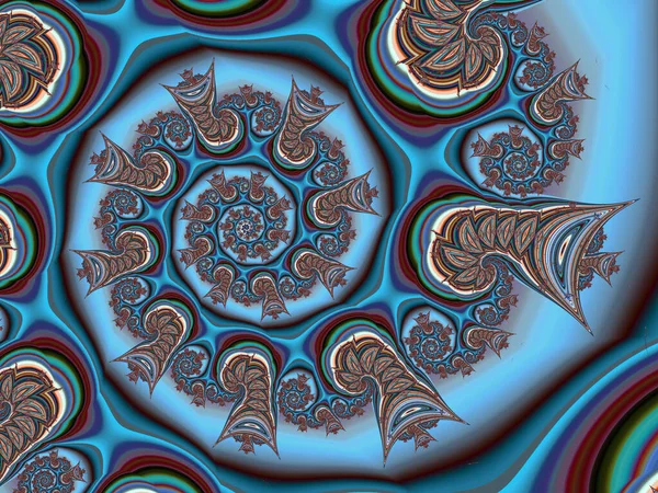 Soyut fraktal süslemeli arkaplan