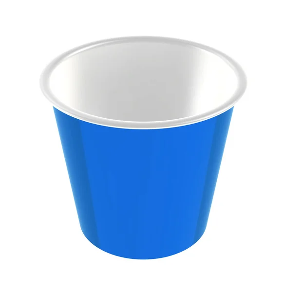 Hot Drink Cup Carton Mockup Progetto Progettazione Mock Illustrazione Isolare — Foto Stock