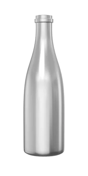 Milk Bottle Packaging Mockup Design Project Mock Illusztráció Izolált Fehér — Stock Fotó