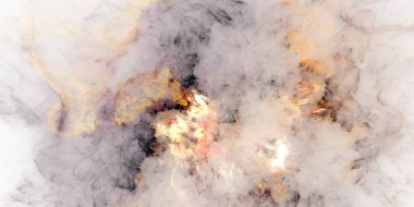 Fraktal Uzaylı Asperatus Bulut Fırtınası - Fraktal Sanat 