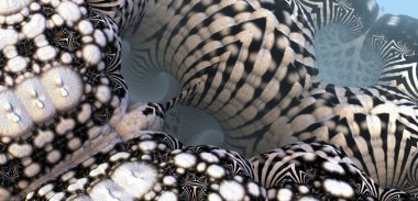 Soyut fraktal süslemeli arkaplan