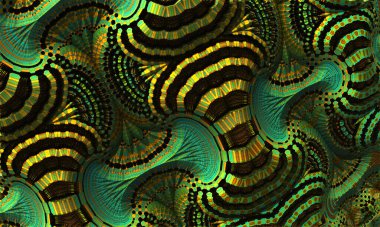 Soyut fraktal süslemeli arkaplan