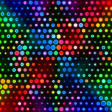 Çemberlerle parlayan soyut arkaplan