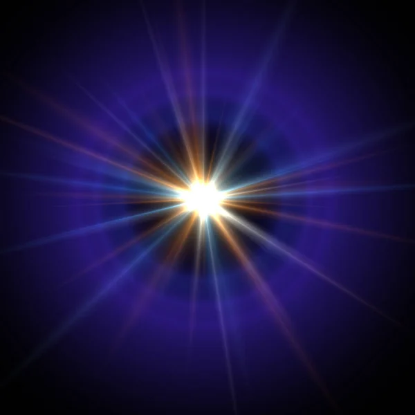 Supernova Splendor Rays Halo Абстрактный Блеск — стоковое фото