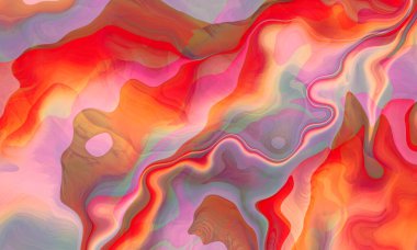 Soyut fraktal süslemeli arkaplan