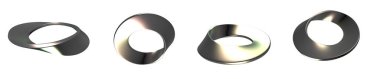 Moebius Strip yüzeyinin 3D Resmi - Parametrik Katı Geometri - Matematiksel Soyut Tasarım - Topoloji Mobius Grubu Elemanı