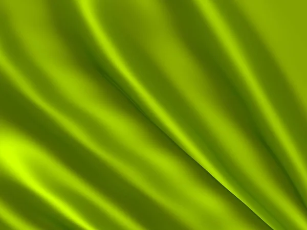 Brilliant Satin Sheet Chartreuse Seide Gefaltet Hintergrund Bild Von Lime — Stockfoto