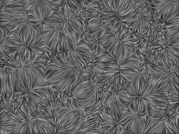 Generative stochastic geometry backdrop - computer generated filamentous design - gray downy complex background or texture