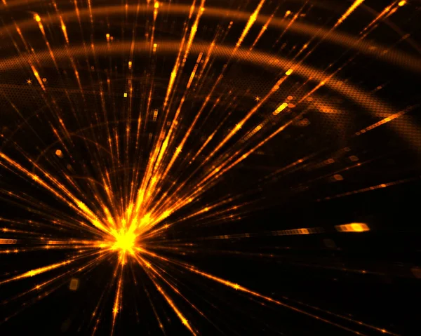Quark-nova patlaması astrofizik kavramı - kuark yıldızının doğuşu - fizik hipotezinin kavramsal gösterimi 