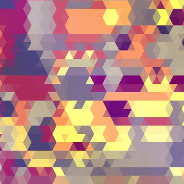 Vektor Abstrakt Geometrisk Trekantig Bakgrund Trendig Triangel Polygonal Mosaik Mall — Stock vektor