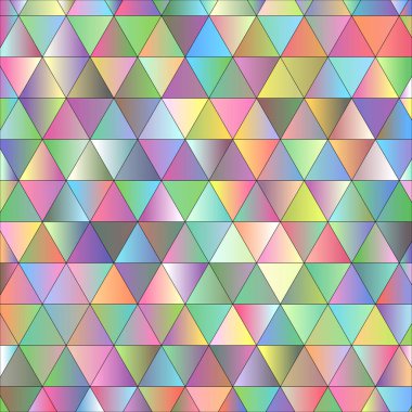 Vektör Soyut Geometrik Arkaplan. Moda Üçgeni Çokgen Mozaik Şablonu. 