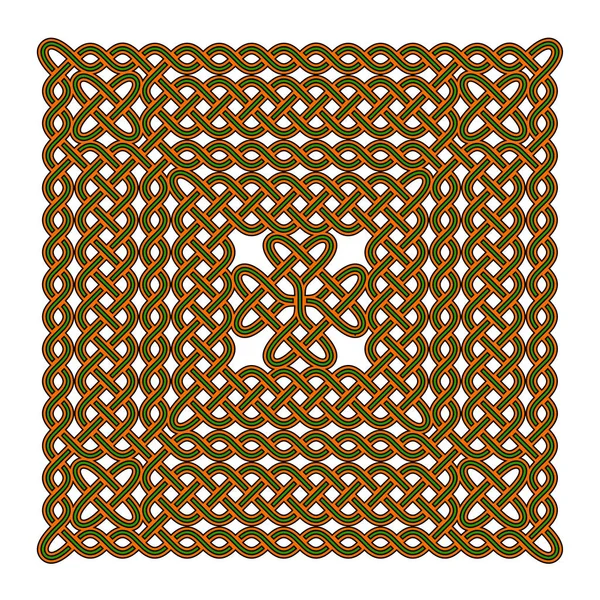 Celtic Pattern Vector Ancient Pagan Scandinavian Sacred Knotwork Symbol — Stock Vector