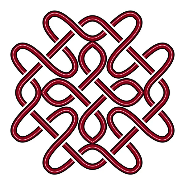 Celtic Pattern Vector Ancient Pagan Scandinavian Sacred Knotwork Symbol — стоковий вектор