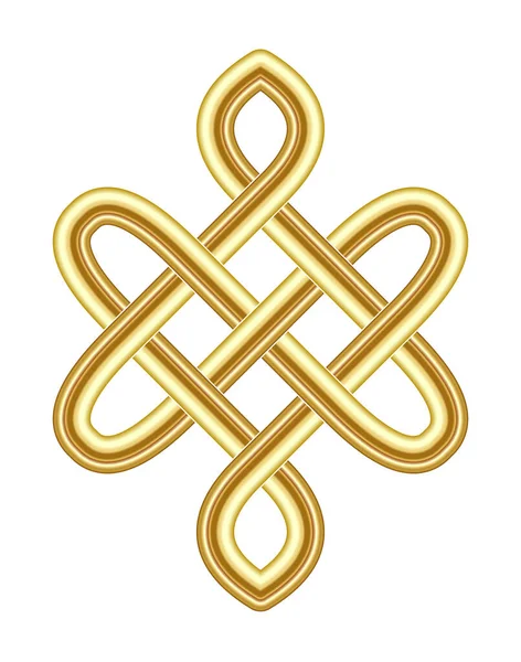 Keltský Vzor Vektor Starověký Pohan Skandinávský Posvátný Uzel Symbol — Stockový vektor