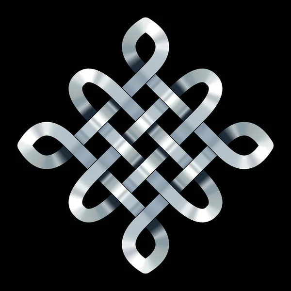 Celtic Pattern Vector Ancient Pagan Scandinavian Sacred Knotwork Symbol — стоковий вектор