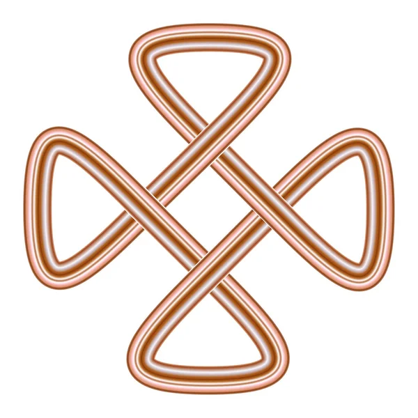 Celtic Pattern Vector Ancient Pagan Scandinavian Sacred Knotwork Symbol — стоковий вектор