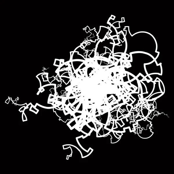 Clot Filament Plexus Elemento Gráfico Vectorial — Archivo Imágenes Vectoriales