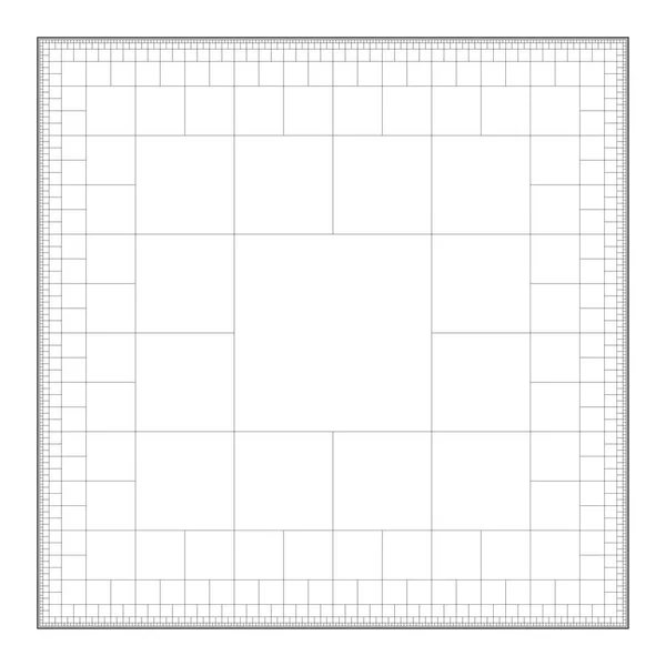 经核对的分形 光学错觉 矢量Op艺术 — 图库矢量图片