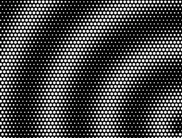 Concentrisch Moire Stippled Halftone Achtergrond Grunge Vector Art — Stockvector