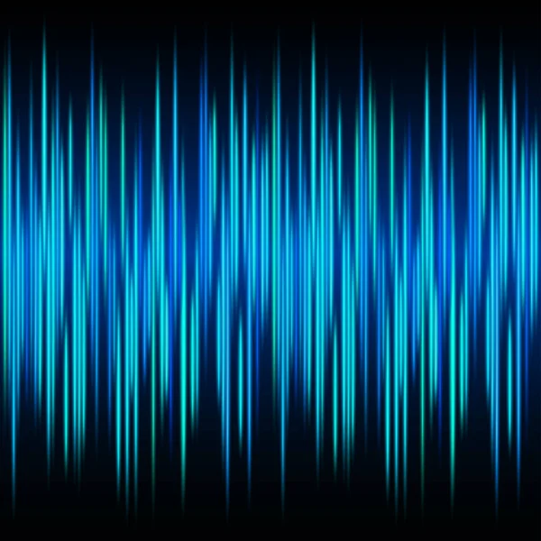Éclat Vertical Bleu Aurora Polaris Rayons Verticaux Radiants Vectoriels — Image vectorielle