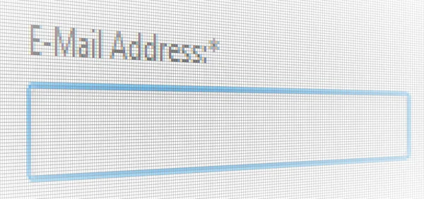 Cierre Campo Del Formulario Correo Electrónico Del Sitio Web Navegador — Archivo Imágenes Vectoriales