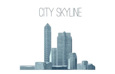 City Skyline - Binalar, Gökdelenler, Apartman Dairesi, Mimari Kompozisyon - Şehir Manzarası